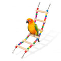 Bird Ladder for Cage 18.9 x 3.94in Parakeets Toys Cage Accessories(6 Steps) | Wooden Bird Playground Hanging Ladder Climbing & Swing Toys for Small Birds Cockatiel