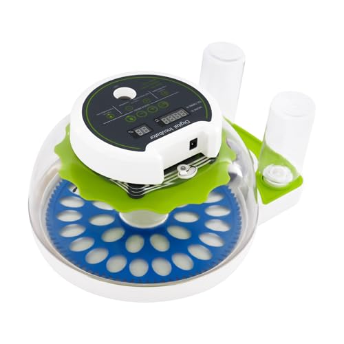 33 Quail Chicken Egg Incubator for Hatching Eggs, Small Poultry Incubators | with Automatic Egg Turning and Built-In Led Light, Auto Temp & Humidity Control, for Partridge Parrot Pigeon, for home farm - size: 33 Units
