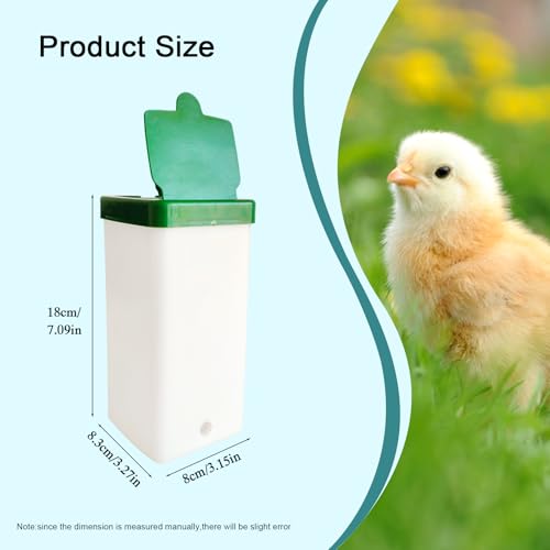 C Automatic Waterer System Chick Drinker Cups 1L Hanging Automatic Fill Poultry Watering Cup Used for Cages (red, 1)