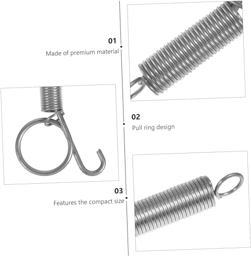 30 Pcs Pet Cage Door Latch Spring Hook Quail Cage Clips for Wire Cages - Fixing Small Animal, Rabbit, Dog, Cat, Parrot, Guinea Pig, Squirrel
