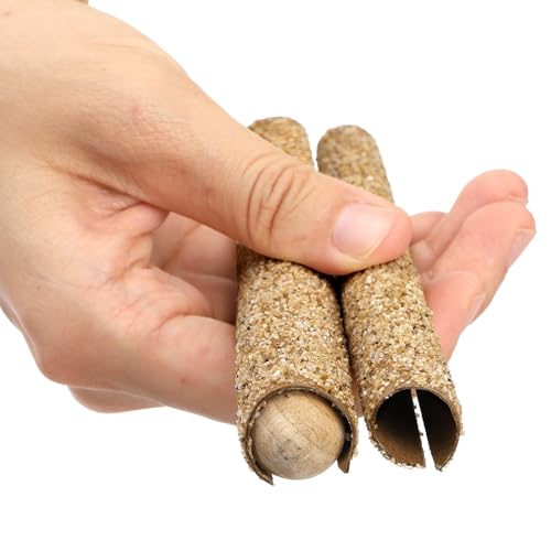 Okllen 60PCS Sand Perch Covers for Bird Cage, Perch Covers for Parakeet, Lovebird, Parrotlets, Budgies, Canaries, Finches and Other Small Birds
