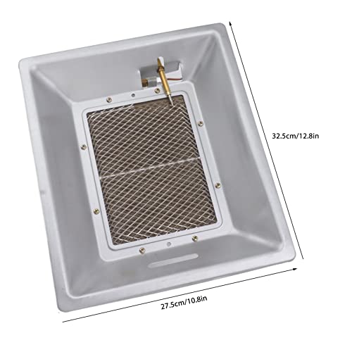 Jeanoko 1PCS Chick Heating Plate, Brooder Heat Plate, Manual Infrared Ceramics Catalytic Heating Incubation Equipment for Chicken Coops Poultry Heating
