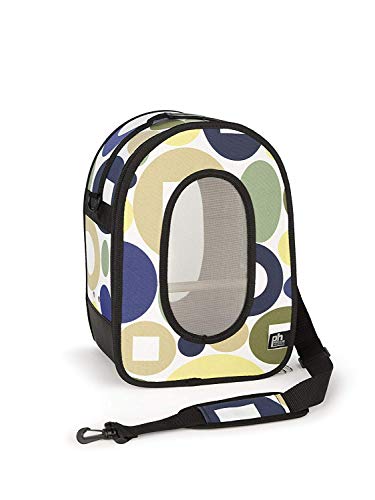 Prevue Pet Products Soft Sided Bird Travel Carrier with Perch Small, Multicolor - size: 14.5"L x 7.8"W x 14.5"H