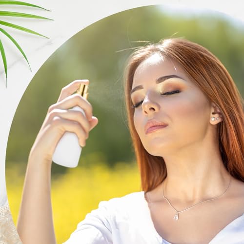 Roshtia 30 Pcs Glass Spray Bottle Clear Empty Bottles Small Refillable Reusable Perfume Bottle with Fine Mist Sprayer Pump for Face Body Travel(3.4 oz,Gold,Silver,Rose Gold) - color: Gold,Silver,Rose Gold, size: 3.4 oz