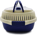 KAMEIOU Blue Small Animal Carrier for Guinea Pig, Sugar Glider, Hamster, Hedgehog, Chinchillas, Rat, Snakes - Portable, Lightweight, Breathable - Travel, Outdoor, Home Use - color: Blue