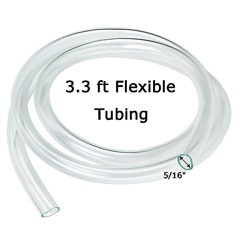 AQUANEAT Small Fountain Pump, 265 GPH Submersible Water Pump with 3.3 ft Tubing, for Aquarium Fish Tank, Pet Water Fountain, Hydroponics, Pond Waterfall Filter Pump - size: 265 GPH