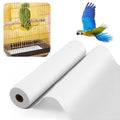 Drydiet Cage Liner for Birds 100 ft x 22 Inch Disposable Parakeet Cage Liners Precut Absorbent Bird Paper Accessories for Pet Animal Parrot Parakeet, Conure,Superior Absorbent Liner (White) - size: 100 ft x 22 Inch