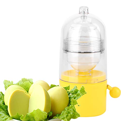 Egg Scrambler Shaker, Whisk Hand Powered Golden Egg Maker Eggs Yolk White Mixer Kitchen Gadgets for Mixing Egg