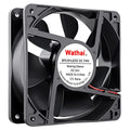 Wathai 120x120x38mm 120mm 24V 2Pin Brushless DC Industrial Cooling Case Fan | 24v industrial case fan Big Airflow 3000RPM for diy Welding Machines RV Inverter electrical cabinet small exhaust - style: 24V 2Pin Sleeve