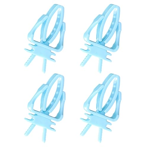 Parrot Fruit Vegetables Clip Feeder With Stable Cage Mount Durability For Bird Snacks - color: Blue