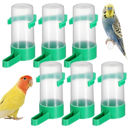 Gadpiparty 10pcs Bird Water Dispenser for Cage, Water Feeder for Birds | for Parrot Canaries Finches Budgie, Cage Pet Drinking Kettles