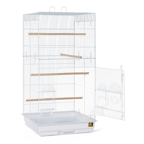 Prevue Pet Products SPECONO1818H-W Tall Tiel Cage, White - color: White