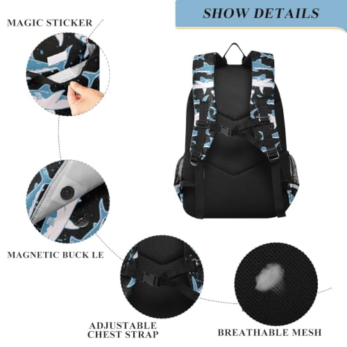 Kids Backpack Elementary Middle School Bags for Boys Girls | Travel, Daypack, Lightweight, Waterproof, with Reflective Strip - color: Multi 18