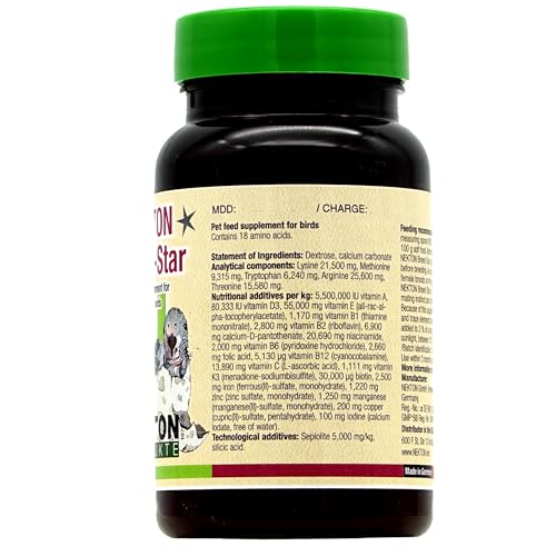 Nekton Breed-Star Breeding Supplement for Birds 70g / 2.47oz, Off White - size: 70g