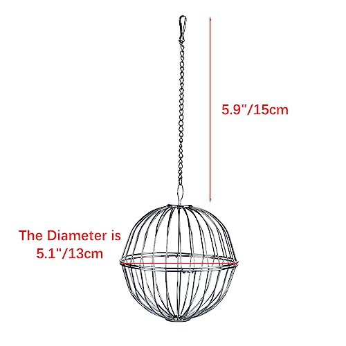 Chicken Treat Ball Chicken Vegetable Feeder Veggie Hanging Ball Toy for Hens 2PCS