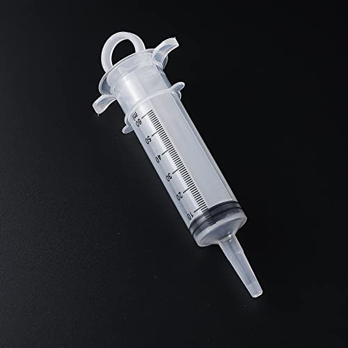 60ML Baby Bird Parrot Feeding Tubes | Liquid Medicine Feeder Push-tube Pet Cat Dog Feeding Medicine With 2 Pcs Stainless Steel Metal Feeding Spoon - size: 60ML