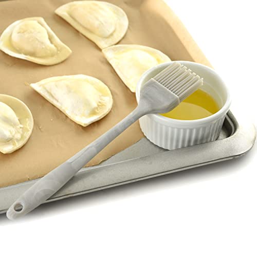 Norpro Silicone Mini Pastry Brush, Marble 8.25" x 1.88" x .5" - style: Mini Pastry Brush
