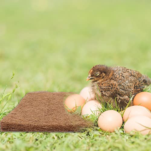 1pc Coconut Fiber Hatching Mat for Poultry Incubation Pet Incubation Pad Damp-Resistant Safe for Chick Nesting