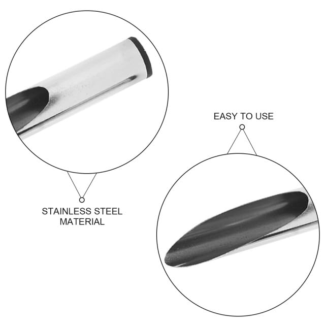 BESPORTBLE Bonsai Soil Scoop: Stainless Steel Soil Scoop Bonsai, Potting Trowel, Succulent Transplanting Garden Scooper for Indoor Plants, Narrow Deep Mouth Hand Tool