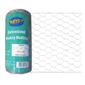 20GA Galvanized 12in x 150ft x 1in Mesh Chicken Wire Hexagonal Poultry Netting - size: 12"x150'