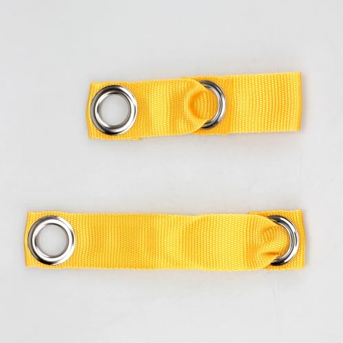 Yellow Tie Cord Hitches, Leash for Game Fowl, Chicken Strap for Poultry, Egg Homestead Strap Tie Cord, Leash for Game Fowl Birds Calsas para Gallos Hitch, Chicken Supplies Accessories (24)