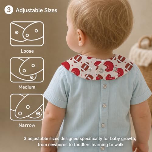 Baby Organic Cotton Teething Cloth Newborn Baby Burp Cloth Bandana Drool Cloth for Drooling Cotton Baby Gifts - color: Sports