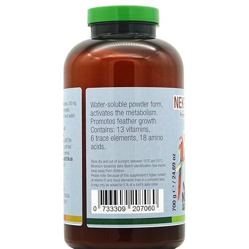 Nekton Biotin 700gm/1.54Lb Fruit for Bird Feathering - size: 700 g