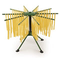 Fante's Collapsible Pasta Drying Rack, for Drying Spaghetti Fettuccine Angel Hair Linguini and Long Homemade Noodles - color: Green