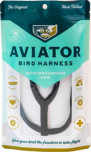 Aviator Bird Harness - color: Black, size: Small