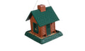 North States 9083 8 Lb Capacity Log Cabin Village Collection Bird Feeder