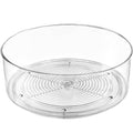 Refrigerator Lazy Susan, Round Clear Turntable Organizer, Lazy Susan | Lazy Susan Organizer, Plastic 360 Degree Rotating Lazy Susan for Fridge, Food Storage Container for Kitchen,1pcs - size: 1 Pack