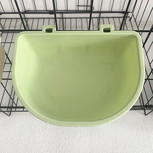 2 Pack Pet Carrier Feeder Clip-on Wire Cage Bowl Bird Feeding Dish Hanging Cups for Cat Carrier with Wire Door Rabbit Habitat Bunny Hutch Hamster Puppy Dog Crate Guinea Pig Ferret Chinchilla