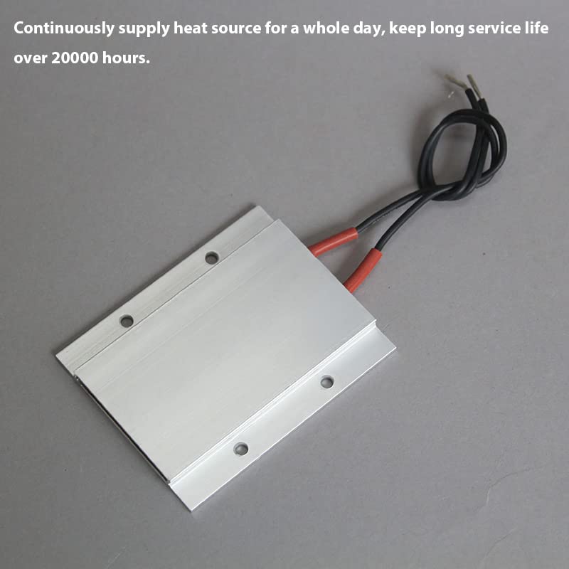 PTC Heating Element 12V 70C AC/DC Fast Heating Ceramic Heaters Plate | Insulated Aluminum Shell, Constant Temp Thermostatic, 50W, Energy Saving, Long Life, for Car & Appliances, PTCYIDU - color: 12V 70C