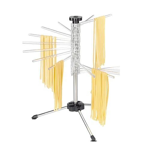 Fantes Collapsible Pasta Drying Rack, Clear, Holds up to 4.5-Pounds, The Italian Market Original since 1906 - color: Clear