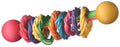 Super Bird Creations SB536 Vine Ring Rattle Bird Foot Toy, Medium/Large Bird Size, 5.5" x 1.5"