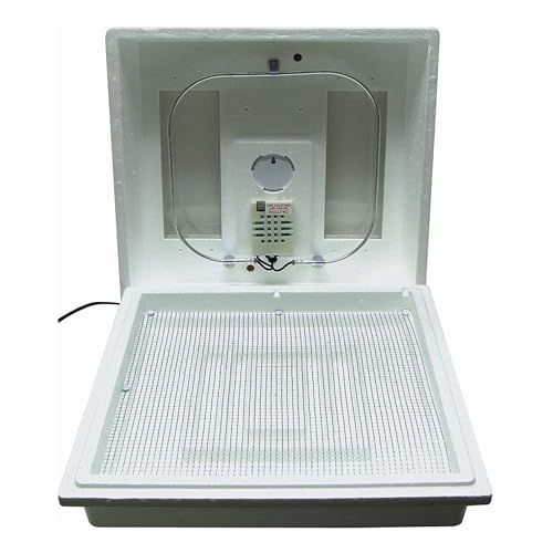 Farm Innovators 2100 Heated Still Air Incubator for 4 Dozen Eggs with Built in Hygrometer, Solid State Circuitry, and 2 Large Viewing Windows (4 Pack) - color: Still Air, size: 4 Pack