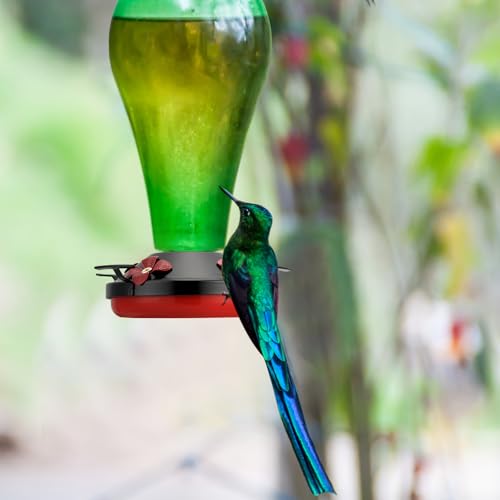 3 Pack Hummingbird Feeder Replacement Parts, Metal Top Cover with 4 Perches & 4 Flower Ports, Includes 3 Cleaning Brushes, No Feeder Bottom Base Included(Black) - color: Black