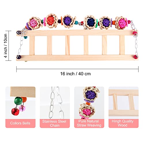 8PCS Chicken Toys for Coop Accessories, Chicken Swing, Xylophone, Mirror, Vegetable Hanging Feeder, Fruit Rack for Poultry Rooster Large Bird Parrot Lovers’ Entertainment Gift