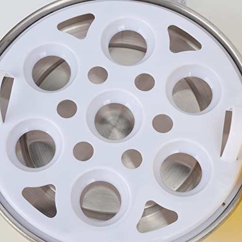 Electric Egg Cooker, Multifunction Chicken Shape Rapid Egg Boiler with 7 Egg Capacity Automatic Shut Off Mini Breakfast Machine Kitchen Utensil