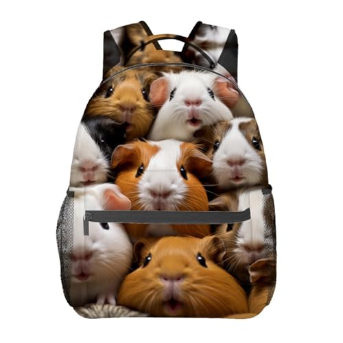 Guinea Pig Pattern Backpack Travel Backpacks Laptop Rucksack,School Bookbag for Women Kids Boys Girls,Pet Back Pack Accessories Bags,Ideal Gifts for Work, Outdoor Adventures - color: Color88