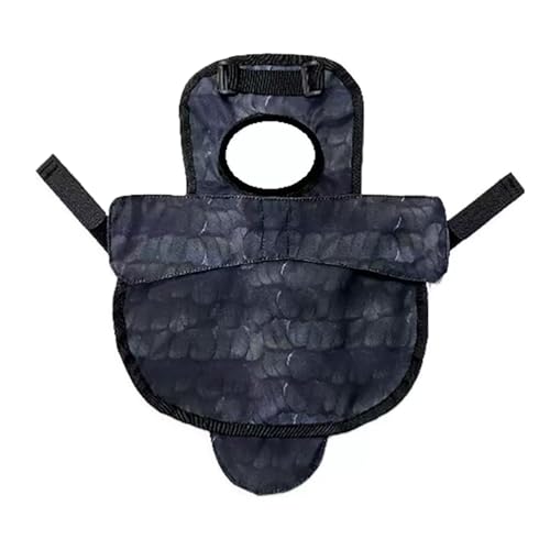 2PCS Chicken Saddle for Hens, Waterproof Printed Hen Saddle for Chickens, Chicken Apron Clothes for Poultry Protector Wing Back Feather Fixer Supplies(Fits Medium Large Size) - color: CHICKEN CLOTHES-Black