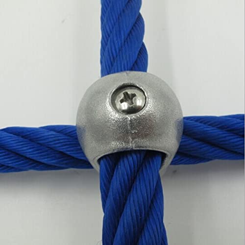 Climbing Net Ladder Cross-Type Connectors Composite Rope and Nylon Rope Climbing and Hanging Net Hand-Woven Repair Lengthen and Widen Accessories 10 Pieces