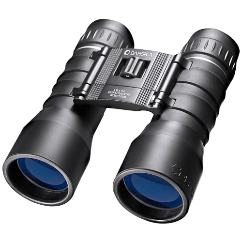Barska Lucid View Compact Binoculars – Fully Coated Roof Prism, Center Focus, Lightweight Outdoor Binoculars for Bird Watching, Hiking, and Travel - size: 10x42