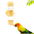 Wontee Bird Water Dispenser Parrot Waterer Automatic Bird Water Feeder for Medium Birds Cockatiel Conure Caique (Yellow (6.8oz)) - color: Yellow (6.8oz)