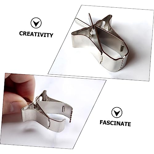 TOYANDONA 4Pcs Multi Function Bird Fruit Clips Portable Vegetable Clips for Bird Cages Convenient Food Holder with Practical Cage Bar Fixing Design Reduces Waste and Pollution