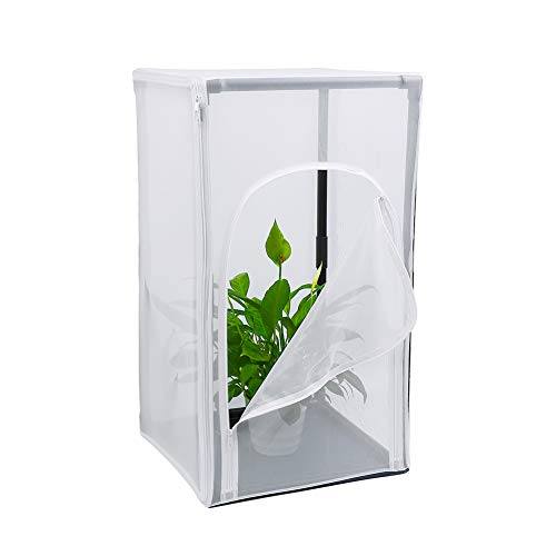 30" Large Monarch Butterfly Habitat Cage, Outdoor Insect Mesh Cage Terrarium (Diameter 19mm Pipe) - style: Cover Wraps Frame 30" Tall (DIA 19mm Pipe)
