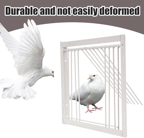 11.8in(30cm) Pigeon Cage Door One Way Entrance Door Bird T Trap Birdcage Iron Wire Trap Door for Racing Pigeon Bird Cage Breeding Supply