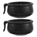 HANABASS 2 Pack Chicken Water Cup with Hooks Poultry Feed Cups for Chicken Pigeons Quail and Chick 5.11 X 4.52 X 2.75 in Hanging Feed and Water Set