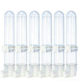 Automatic Bird Water Dispenser Cage Hanging Water Feeder with Anti-Spill Design for Parakeet Canary Small Parrot Lovebirds (6PCS 120ml Water Dispenser) - color: 6PCS 120ml Water Dispenser