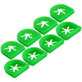 FlexPorts Replacement Compatible with Perky-Pet 334-1SR, 8-Pack | Garden Green Hard Rubber; Compatible with Perky-Pet 334-1SR Bird Feeders Replacement Port Squirrels-Proof Bird Pet Feeder